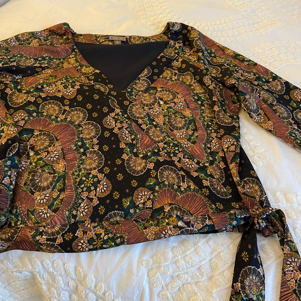 Crosstie blouse